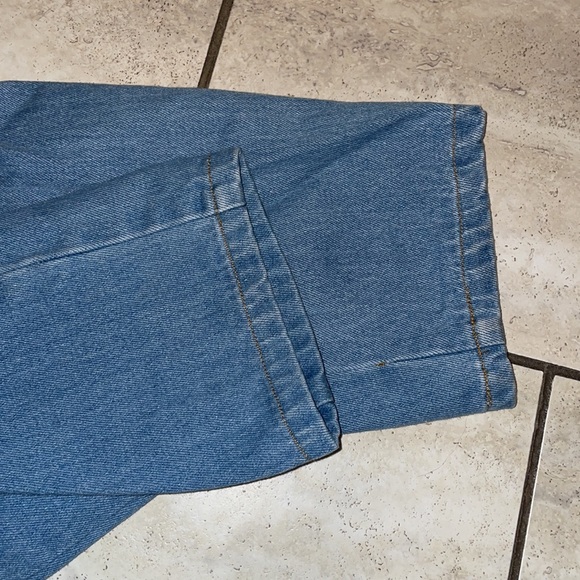 Disney VTG Mickey Mouse Patchwork Cotton Denim Straight Leg Jeans Size 11/12 - Picture 9 of 9